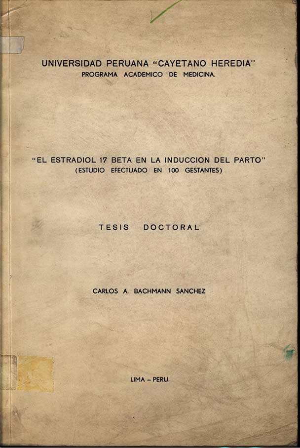 El estradiol 17 beta en la induccion del parto