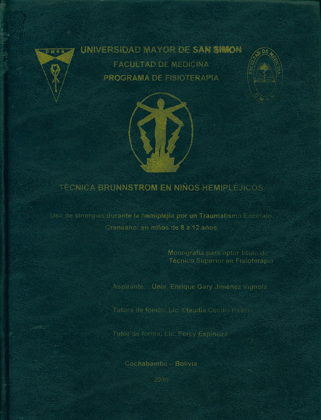 Tecnica brunnstrom en niños hemiplejicos