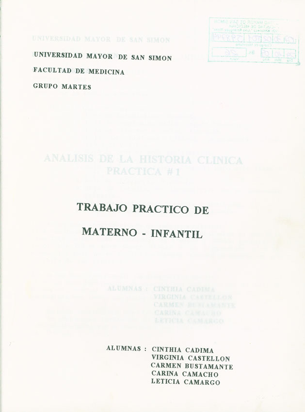 Trabajo practico materno - infantil