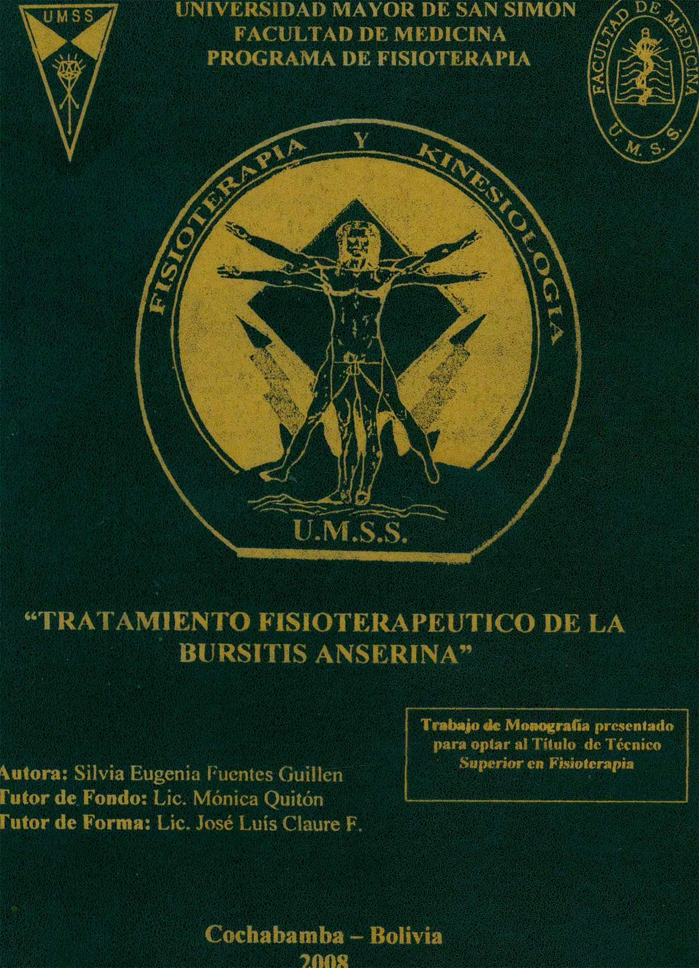 Tratamiento fisioterapeutico de la bursitis anserina
      <i>es</i>