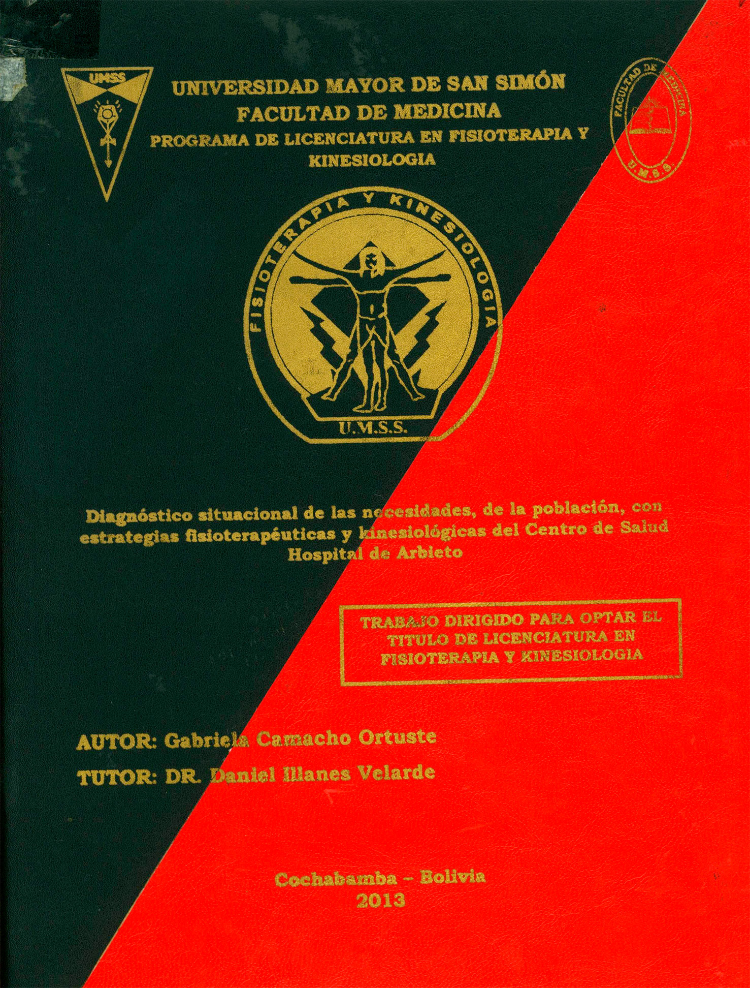 Diagnostico situacional de las necesidades de la poblacion con estrategias fisioterapeuticas y kinesiologicas el centro de salud hospital de Arbieto