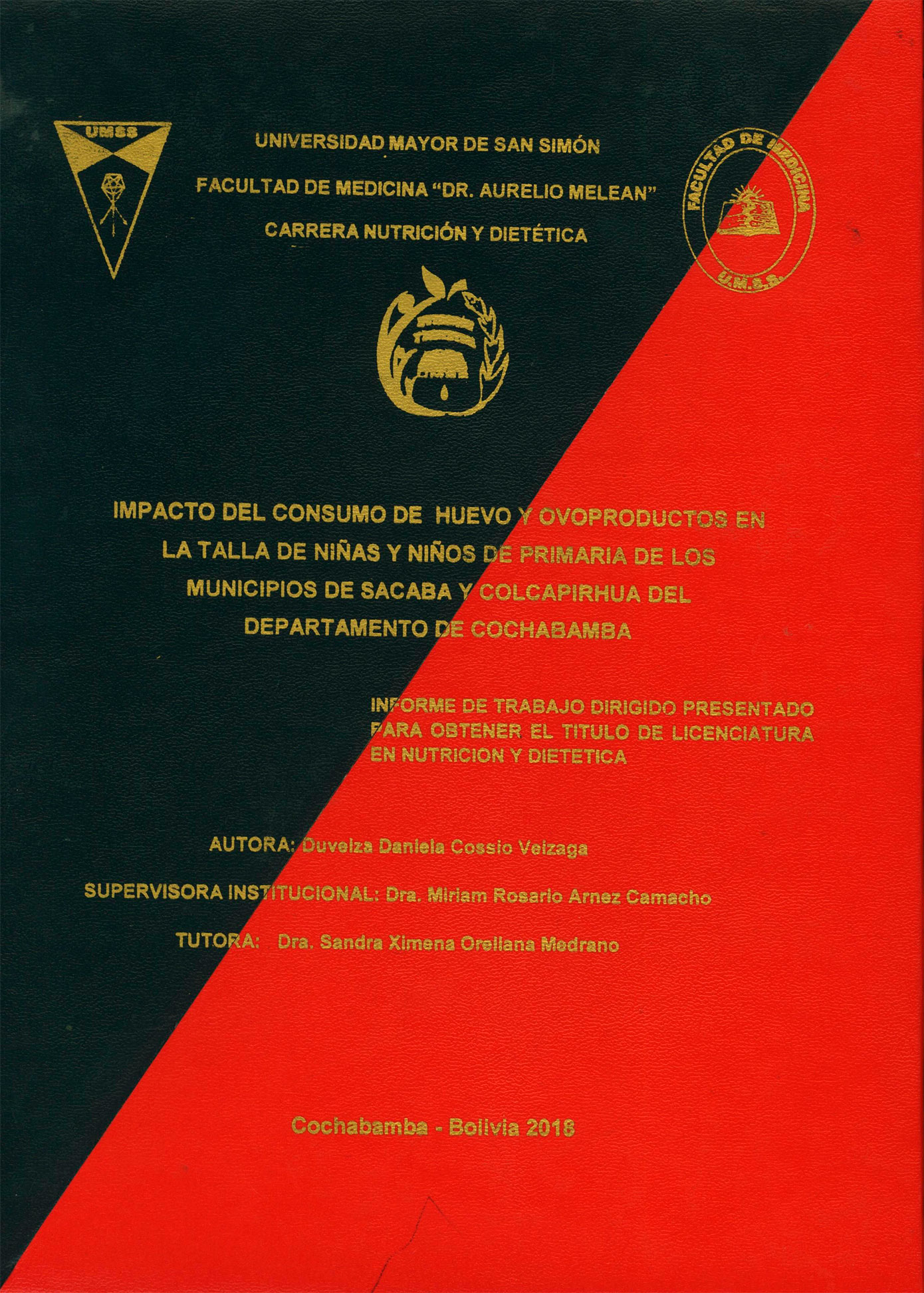 Impacto del consumo de huevo y ovoproductos en la talla de niñas y niños de primaria de los municipios de Sacaba y Colcapirhua del departamento de Cochabamba
      <i>es</i>
