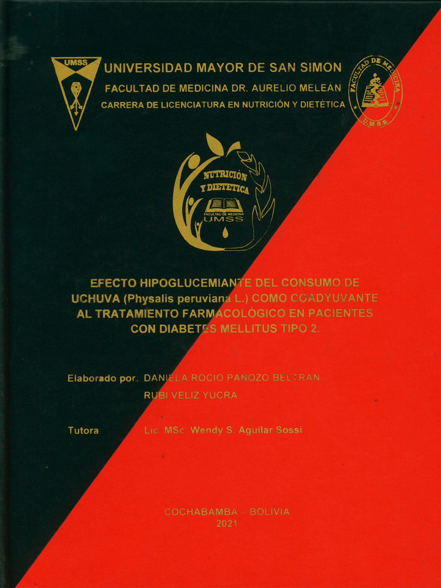 Efecto hipoglucemiante del consumo de uchuva (Physalis peruviana L.) como coadyuvante al tratamiento farmacológico en pacientes con diabetes mellitus tipo 2 
      <i>es</i>