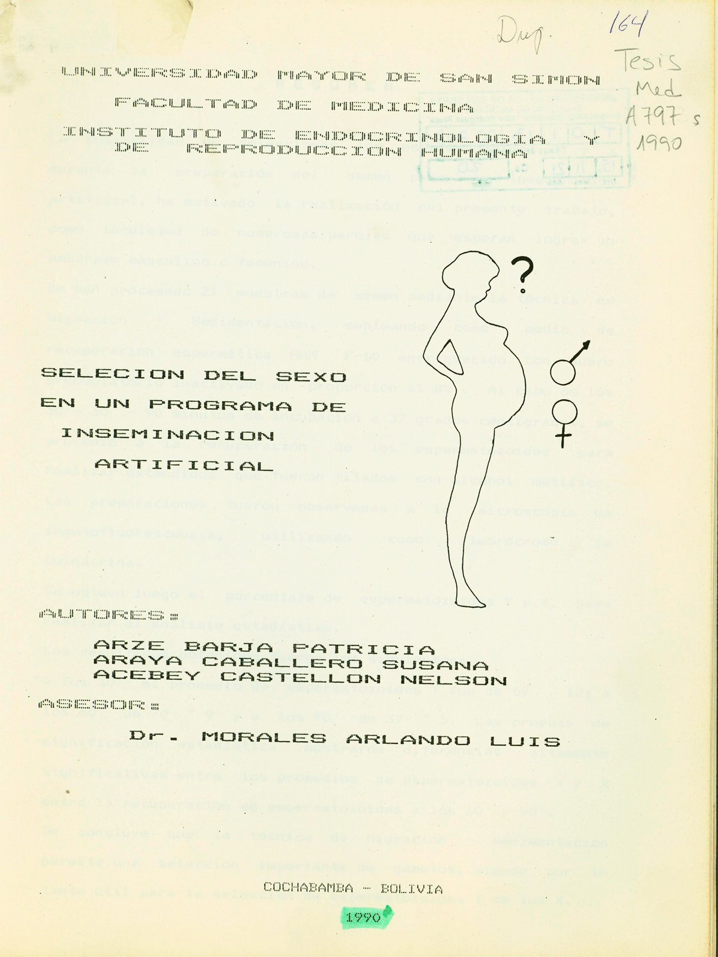Selección del sexo en un programa de inseminación artificial
      <i>es</i>